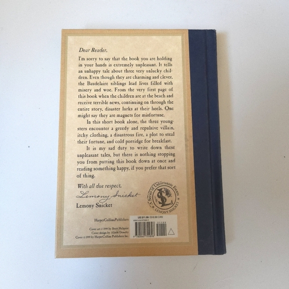 A Series of Unfortunate Events Hard Cover Book - The Bad Beginning #1 - Picture 3 of 5